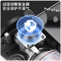 Réchaud à cassette en acier miniature portable pour une utilisation à domicile et en extérieur, application manuelle, cuisinière à gaz, carburant au butane pour le camping - Structure séparée