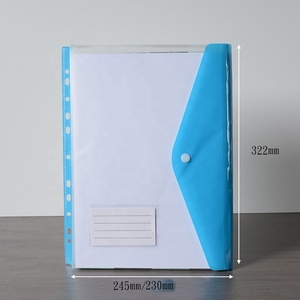 Busta Portadocumenti in Plastica PP Colorata <span class=keywords><strong>A4</strong></span>, Orizzontale e Verticale, Capacità 300 <span class=keywords><strong>Fogli</strong></span>, con Bottone a Pressione, Busta in PVC - Product Image 4
