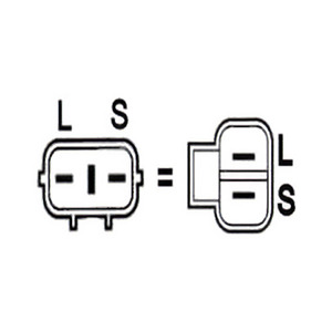 Alternatore compatibile per HYUNDAI H100 2.5 D Diesel (KW: 57, HP: 78) da 12 1994 a 03-2000 VALEO 401716RIV nuovo - Product Image 3