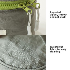 2024 nouvelle mode sac de maquillage portable pour femmes grande capacité organisateur Portable Durable pour trousse de toilette pour les <span class=keywords><strong>voyages</strong></span> d'affaires - Product Image 5