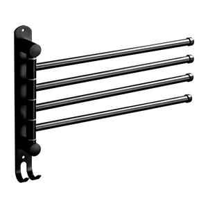 YOTO Multi-funzionale portasciugamani con gancio a parete 4 aste 304 resistente in acciaio inox <span class=keywords><strong>porta</strong></span> mobile per il <span class=keywords><strong>bagno</strong></span> - Product Image 2