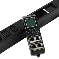 Surveillance intelligente IPDU 32A 250V 25 ports C19 & 13 avec compteur LDC intelligent en alliage d'aluminium