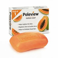 Savon Exfoliant à l'Enzyme de Papaye Éclaircissant et Unifiant le Teint, Savon de Bain Bio pour les Taches Brunes, OEM