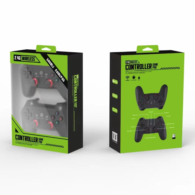 Multi Platform Wireless Game Controller Doubles Support PC TV Box Low Latency Wireless Connection Dry Battery Dual Joystick