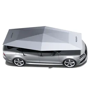 회색 새로운 디자인 210D 옥스포드 천 자동차 태양 양산 자동차 우산 커버 지붕 야외 자동차 주차 및 단열