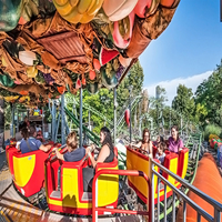 Manèges de parcs d'attractions, attractions palpitantes, équipements de parcs d'attractions, pistes en boucle, grandes montagnes russes