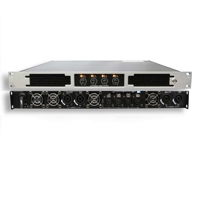 TD415 1U Four Channel 1500W 110v-240v Universal Digital Amplifier for Audio Equipment