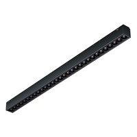 Lampes sur rail LED magnétiques ultra minces de taille mini en aluminium 48V Plafonniers Gille Technologie Cob pour chambre à coucher Lumière magnétique noire