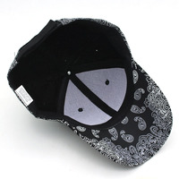 Gorra de Béisbol Unisex de 6 Paneles, Estilo Hip Hop, con Estampado Paisley Vintage, Multicolor, Deportiva, Transpirable, Impermeable, 100% Poliéster, para Viajes