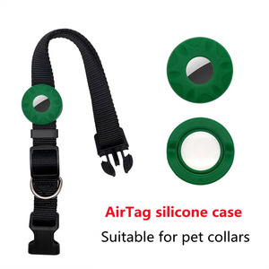 Funda Protectora de Silicona Duradera Antipérdida para <span class=keywords><strong>AirTag</strong></span>, Collar para Mascotas, Funda Protectora para Rastreador GPS, Compatible con <span class=keywords><strong>Apple</strong></span> Airtags - Product Image 3