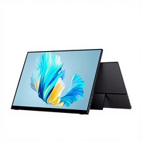Moniteur portable personnalisé de 16 pouces 4K IPS OLED Type C avec contrôle tactile pour PC, smartphone, écran secondaire tactile