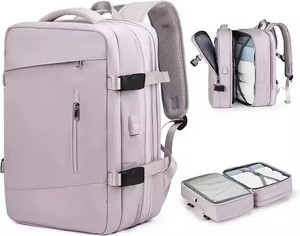 Custom Multifunctional Waterproof Travel Usb Charger Luggage Bags <b>Large</b> Capacity Bags Expanding Oxford <b>Backpack</b> Women Menback - Product Image 1