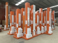 Cabines de peinture électrostatique automatiques XCWDTDR Changhe avec robot de pulvérisation haut-bas pour la peinture de l'acier
