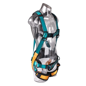 Imbracatura di Sicurezza Elettrica Certificata CE per Lavori in Quota, in Poliestere, 5 Punti, con Anello a D in Acciaio Inox, Protezione Anticaduta Rapida - Product Image 6