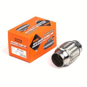 Tuyau flexible d'échappement MASUMA EP-054 avec renfort interne en spirale métallique pour voiture - Product Image 1