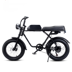 Bicicleta eléctrica de montaña con batería de litio de 48V 10ah, neumáticos gruesos de 20*4 pulgadas, 7 velocidades, freno de disco y cuadro de acero para adultos. - Product Image 4
