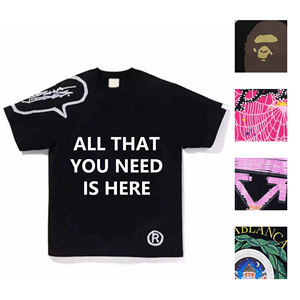 <span class=keywords><strong>T</strong></span>-<span class=keywords><strong>shirt</strong></span> pour homme de marque de haute qualité, nouveau style, tendance, imprimé, ample, décontracté, sport, Chaopai Ape Head <span class=keywords><strong>T</strong></span>-<span class=keywords><strong>shirt</strong></span> - Product Image 4