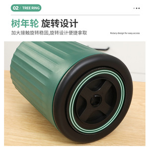 <b>Kitchen</b> Rotating Knife Rack Multi Functional Chopsticks Knife Tableware Organizer <b>Plastic</b> Storage Unit For <b>Kitchen</b> - Product Image 4