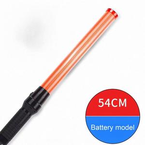 Veiligheidscontrole verkeersstaf LED knipperende verkeerssignaalstaf rood en blauw knipperlicht veiligheidsstaf batterijversie - Product Image 5