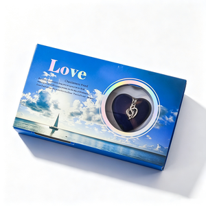 ชุดของขวัญไข่มุกหอยนางรม DIY Love Pearl กล่องคู่รักชายหาด ไข่มุกน้ำจืด จี้รูปหัวใจสแตนเลส สร้อยคอสำหรับแฟนสาว ภรรยา - Product Image 4