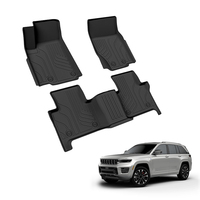 Tapis de sol de voiture en TPE moulé sur mesure en gros, tapis de sol renforcé tout-terrain pour Jeep Grand Cherokee 2021-2025, accessoires intérieurs OEM