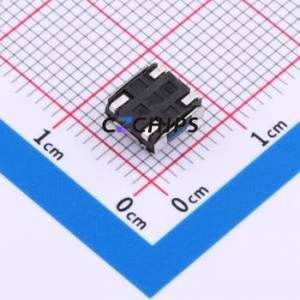 TS-1047-A40B3-D2 Tactile Switch SMD,6.2x6.4mm Switch Single Pole Single Throw Round Button 2.5N Vertical Mount - Product Image 2
