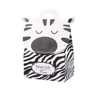 Boîte à bonbons animaux adorables Lion Singe Éléphant Boîte cadeau Lion Sac cadeau portable pour biscuits pour les enfants Fournitures de fête d'anniversaire