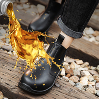 Chaussures de Sécurité Professionnelles Homme Anti-Dérapantes à Embout en Acier Certifiées CE, Étanche à l'Eau et à l'Huile avec Protection Anti-Perforation pour Usage Industriel et en Usine