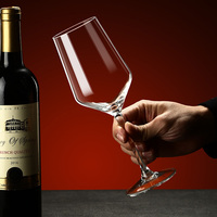 Verres à vin classiques transparents à long pied en cristal pour mariage, banquet, restaurant, fête - Vente en gros