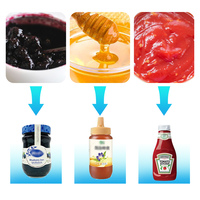 Machine de remplissage semi-automatique pour confiture, sauce salade, crème, sauce tomate, miel, sauce aux haricots sucrés, confiture, pâte, beurre de cacahuète, liquide