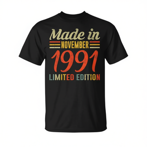 T-shirt in edizione limitata realizzata a novembre del 1991, regalo di compleanno per 29 anni - Product Image 3