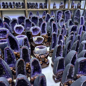 Kích Thước Lớn Thạch Anh Tím Geode Chất Lượng Cao Tự Nhiên Brazil Thạch Anh Tím Cụm Pha Lê Geode Trang Trí Cho Phong Thủy Trang Trí Nội Thất - Product Image 3