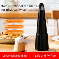 Ventilateur de table rechargeable, charge USB, lames souples pliables, silencieux, portable, anti-moustiques pour le camping, les voyages en plein air, les pique-niques