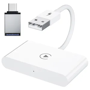 2023 Draadloze Carplay Dongle Mini Plug En Play Auto Smart Adapter Voor Oem Apple Bedrade Auto Spelen Auto Converteren Bedraad Naar Draadloos