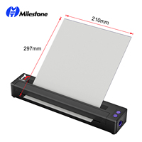 MHT-P19 10% OFF Tragbarer ThermodruckerTattoo stensil Printer Bluetooth mesin baterai nirkabel Transfer tato Printer