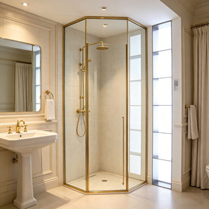 Puerta Corredera Pivotante de Acero Inoxidable Moderna BEJOY BJ-031 para Cuarto de <span class=keywords><strong>Ducha</strong></span>, Ideal para Proyectos Hoteleros, Suministro de Fábrica - Product Image 2