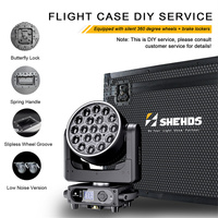 Projecteur de scène à tête mobile 19x20W RGBLAC à pixels individuels avec zoom, contrôle intelligent par application, CRI élevé 88, DMX512, pour théâtre et studio