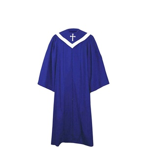 Estola de coro de iglesia al por mayor con cruces bordadas para túnica de clero <span class=keywords><strong>Pastor</strong></span> - Product Image 3