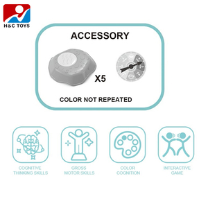 Giocattolo per Attraversare il Fiume a Forma di Tartaruga con Luci ed Effetti Sonori, Allenamento dell'Equilibrio per <span class=keywords><strong>Autismo</strong></span> <span class=keywords><strong>e</strong></span> Integrazione Sensoriale - Product Image 4