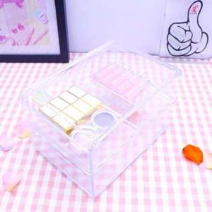 Acryl <span class=keywords><strong>2</strong></span> Schubladen Kosmetik Bilden Organizer Klar Kunststoff ätherisches öl lagerung <span class=keywords><strong>box</strong></span> - Product Image 6