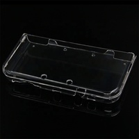 Xcy ytech-coque de protection transparente, en cristal, pour console de jeu Nintendo New, 3DS, XL, 3DS, LL, accessoires
