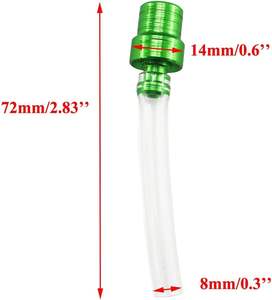 Válvula de ventilación de tapa de tanque de combustible CNC con manguera de respiro para motocicletas todoterreno, Pit Bikes, ATVs, todos los modelos CRF, XR, CR, y quads. - Product Image 3