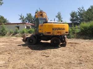Excavadora de ruedas Hyundai 210W-7 Original usada de Corea del Sur, máquina de movimiento de tierras de segunda mano 210w-7 de alta calidad a la venta - Product Image 6