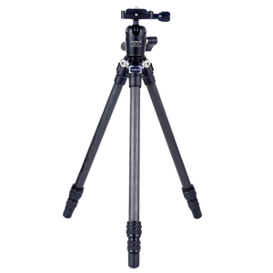 Trípode Profesional de Fibra de Carbono <span class=keywords><strong>Mini</strong></span> Ligero para Cámara de Video con Nivel de Burbuja y Bloqueo Giratorio para Viajes al Aire Libre - Product Image 4
