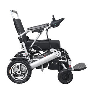Fauteuil roulant électrique pliable en aluminium léger pour adultes handicapés, pratique pour les voyages et l'extérieur - Product Image 3