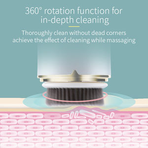 Waterproof <b>Vibrating</b> Electric Exfoliating Spin Facial <b>Mini</b> Face Cleansing Brush - Product Image 4