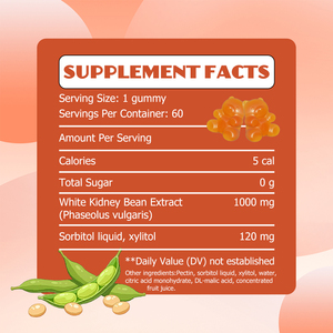 Bonbons gélifiés de haricots blancs en emballage OEM, puissants antioxydants, améliorent les performances sportives, conçus pour les adultes - Product Image 2