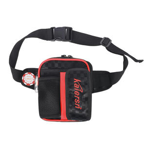 Bolsa de Cintura para Golf Passen Park con Cierre de Cremallera, Material de PVC Impermeable, Color Amarillo/Rojo, Tamaño 14.5x18cm, Accesorios para Guardar Pelotas - Product Image 2