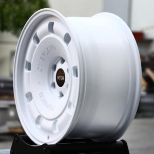 Jantes tout-terrain forgées HTOR 17x8 pouces 6x139.7, jantes blanches, roues de <span class=keywords><strong>voiture</strong></span> particulières, compatibles avec Land Cruiser Bronco Ranger Patrol Pajero - Product Image 3