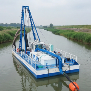 Drague à aspiration à jet Wanrun de 6 pouces pour l'extraction du sable, machine de dragage à aspiration à jet portable à moteur diesel pour l'orpaillage en rivière - Product Image 1